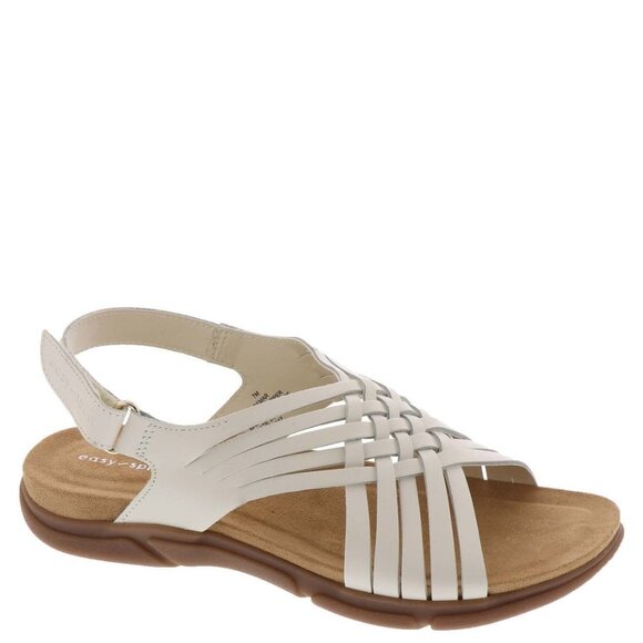 Easy Spirit Mar Women’s Sandals Ivory 7.5 Wide Adjustable Strap MSRP $69 - Picture 1 of 4